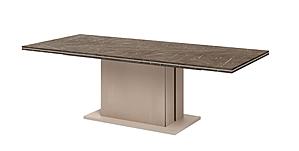 Fidia Aris Beige Dining Table w/17.7" Extension by ESF