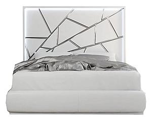 Gio White High Gloss Bedroom Set by ESF