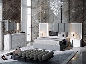 Helen White Matt Bedroom Set by ESF