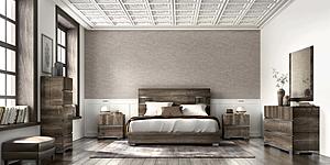 Kamea Vintage Oak Bedroom Set by ESF
