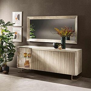 Luce Light Beige Mirror for Buffet Art. 61 by ESF