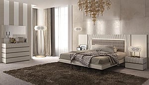 Marina White Bedroom Set by ESF