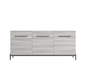 Mia Silver Grey 3-Door Buffet by ESF