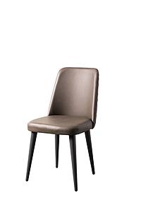 Nora Tobacco Top-Grain Leather Dining Chair (Set of 4) by ESF
