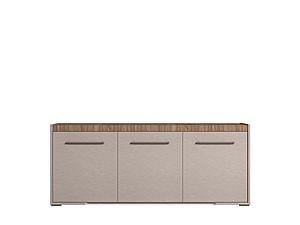 Nora Matt Walnut 3-Door Buffet by ESF
