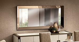 Poesia Light Beige Buffet Mirror Art-31 by ESF