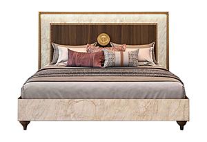 Romantica Walnut Wood Bedroom Set by ESF