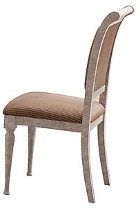 Romantica Walnut/Light Beige Side Chair- Cat B. (Set of 2) by ESF