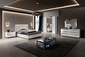 Smart White Bedroom Set by ESF