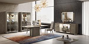 Volare Gray 4-Door Buffet by ESF