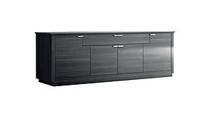 Vulcano Grey Oak 4-Door Buffet w/1 Drawer by ESF