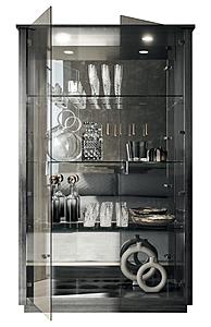 Vulcano Grey Oak 2-Door China by ESF