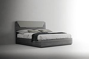 Vulcano Grey Oak Bedroom Set by ESF