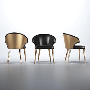 Wave Dark Gray Dining Chair (Set of 4) by ESF
