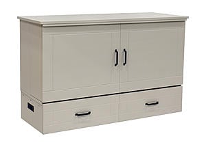 Elite Series Aztec Cabinet Bed Alabaster by CabinetBed
