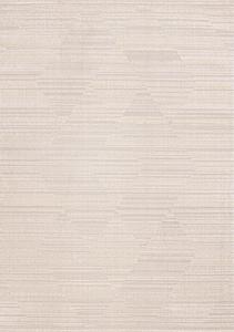 Ellington Beige Subtle Diamond Pattern Rug by Kalora