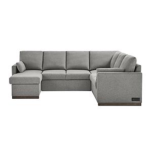 Serta&reg; Elliot Reversible Convertible Sectional Sofa in Light Gray by Lifestyle