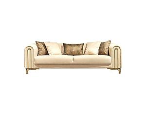 Paris 3 Seat Sofa, Cream by Furnia Furniture