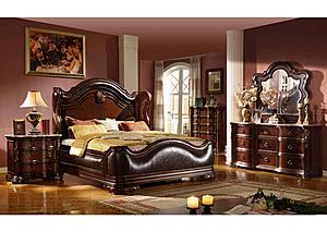 Bella Dark Walnut Bedroom Set by Galaxy Furniture