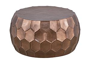 CT-101-45-32 Copper Metal Coffee Table by Galaxy Furniture