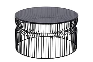 CT-901-30-30 Black Metal Coffee Table by Galaxy Furniture