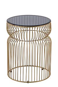 ET-901-10-16 Gold Metal End Table by Galaxy Furniture