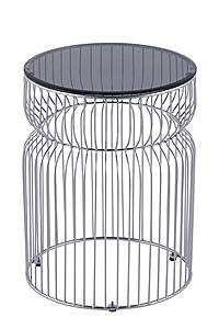 ET-901-25-16 Silver Metal End Table by Galaxy Furniture