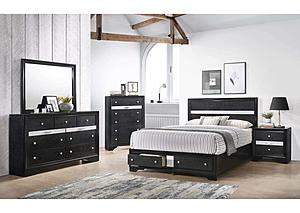 Matrix Black Bedroom Set by Galaxy Furniture