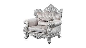 Melrose Champagne Upholstered Chair by Galaxy Furniture