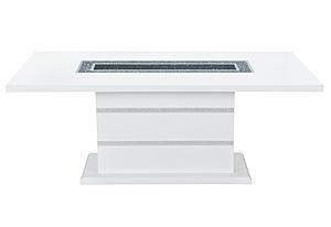 Monaco White Dining Table by Global Furniture