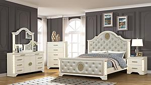 Jasmine Beige Bedroom Set by Galaxy Furniture