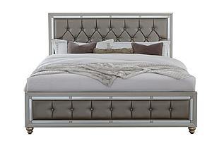 Riley Silver Full Bed by Global Furniture