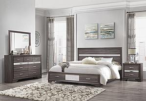 Seville Grey Bedroom Set by Global Furniture