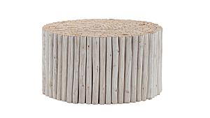 T1009 White Wash Coffee Table by Galaxy Furniture