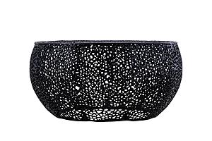 T3502-32 Black Round Coffee Table by Galaxy Furniture