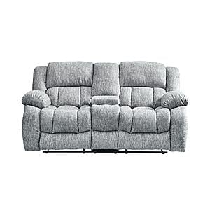 U250 Grey Console Reclining Loveseat by Global Furniture
