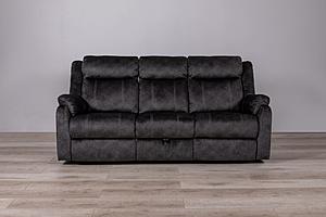U7303 Granite Reclining Sofa & Console Reclining Loveseat, Glider Recliner by Global Furniture