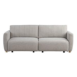 Serta&reg; Gleason Queen Convertible Sofa in Pebble Boucle by Lifestyle
