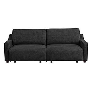 Serta&reg; Granger Queen Convertible Sofa in Black by Lifestyle