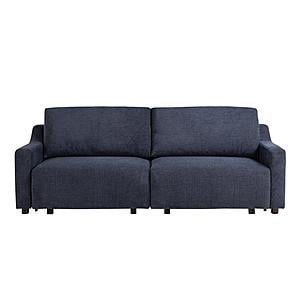 Serta&reg; Granger Queen Convertible Sofa in Navy by Lifestyle