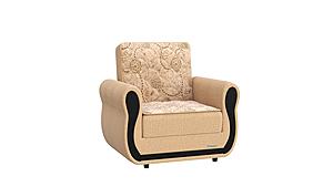 Havana Beige Chenille Fabric Armchair by Casamode