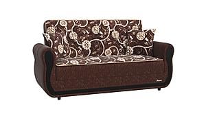 Havana Brown Chenille Fabric Loveseat by Casamode