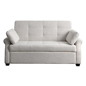 Serta&reg; Harper Queen Convertible Sofa in Oatmeal by Lifestyle