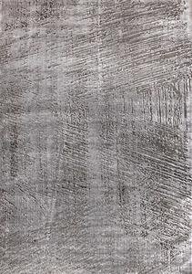 Hayden Grey Cream Distressed Brushstrokes Rug by Kalora