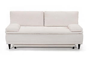 Lviv Sofa Bed Sleeper (Queen Size) Ribcord Cream by Prestige Furnishings