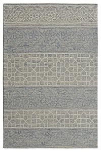 Hudson Blue/Grey Mosaic Area Rug by KAS Rugs