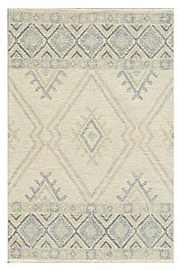 Hudson Ivory/Taupe Southwest Area Rug by KAS Rugs