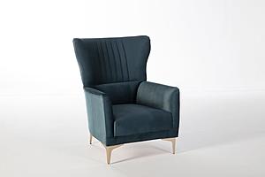 [Floor Sample] Carlino Accent Chair Napoly Emerald Green by Bellona