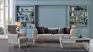 Gravita Deren Beige / Ivory Loveseat by Bellona