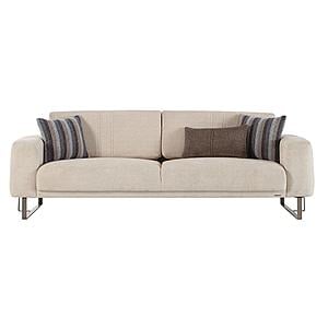 Mirante 3 Seat Sleeper Sofa Beatto Cream by Bellona